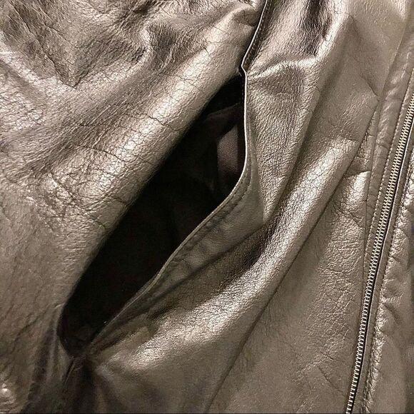 G3 Vintage G-III Carl Banks Green Bay Packers Full Genuine Leather Jacket XXL 2X - Picture 6 of 11